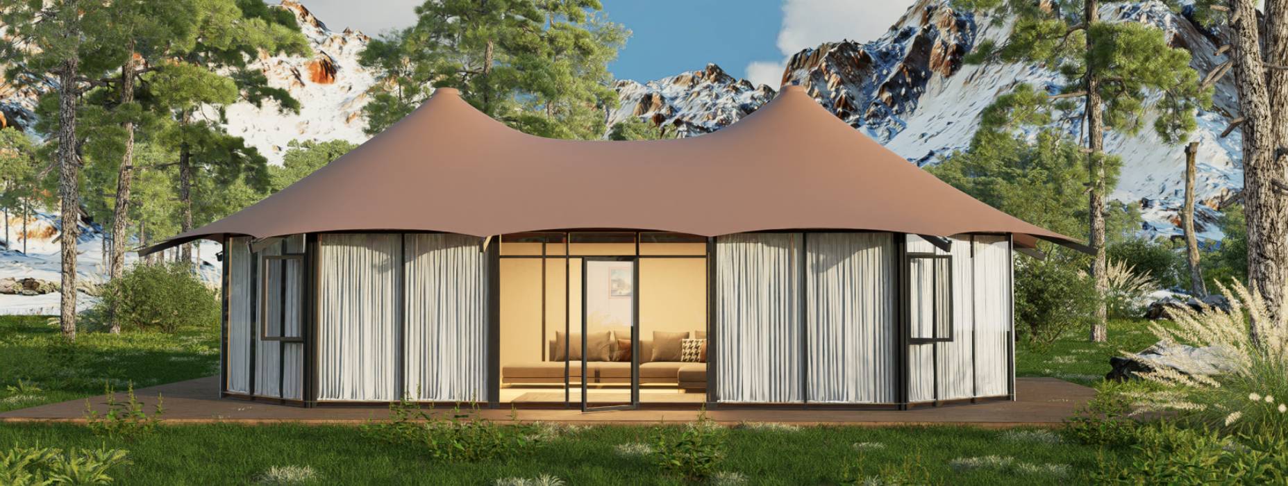 新平移动式建筑钢结构房屋